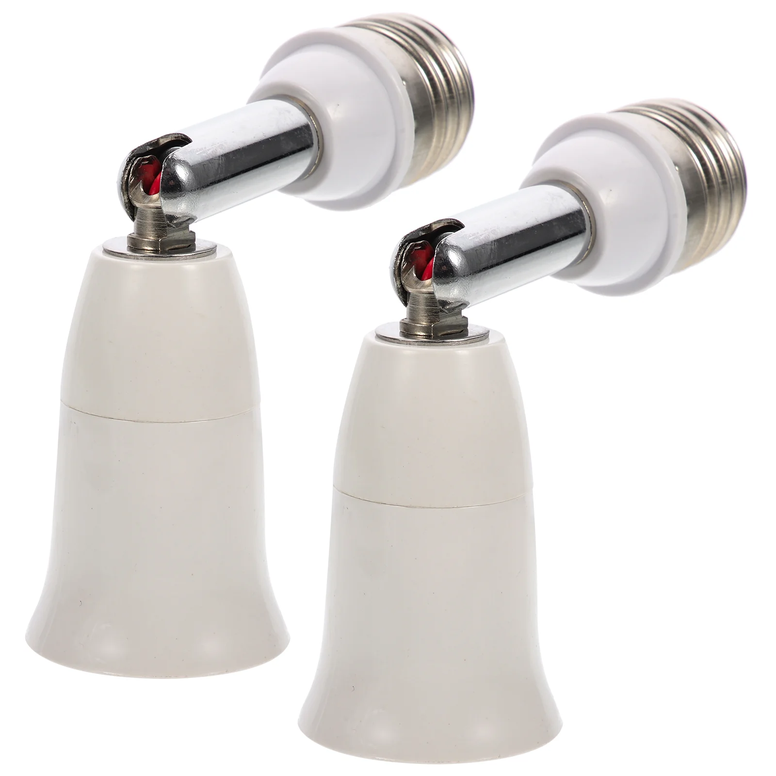 

2pcs Light Bulb Socket Extender Bendable Light Socket Adapter Light Bulb Adapter(E27-E27)