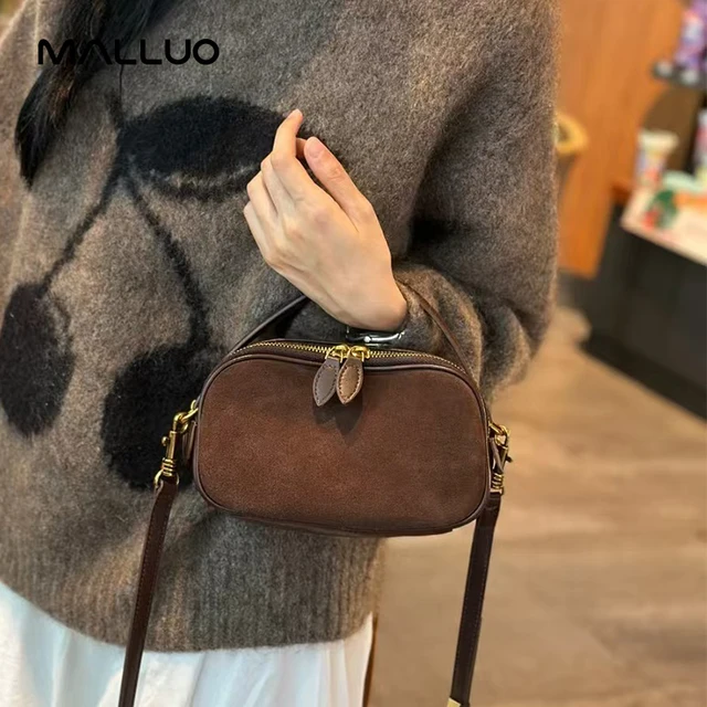 Sac à main en cuir de vachette véritable pour femme, sac à bandoulière pour femme, haute qualité, design de luxe, mode féminine 1