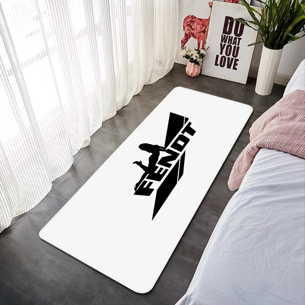 

FENDT Logo Welcome Mat Floor Mats Balcony Super Absorbent Bathroom Rug Bedrooom Carpet for Kitchen Entrance Door Doormat Rugs