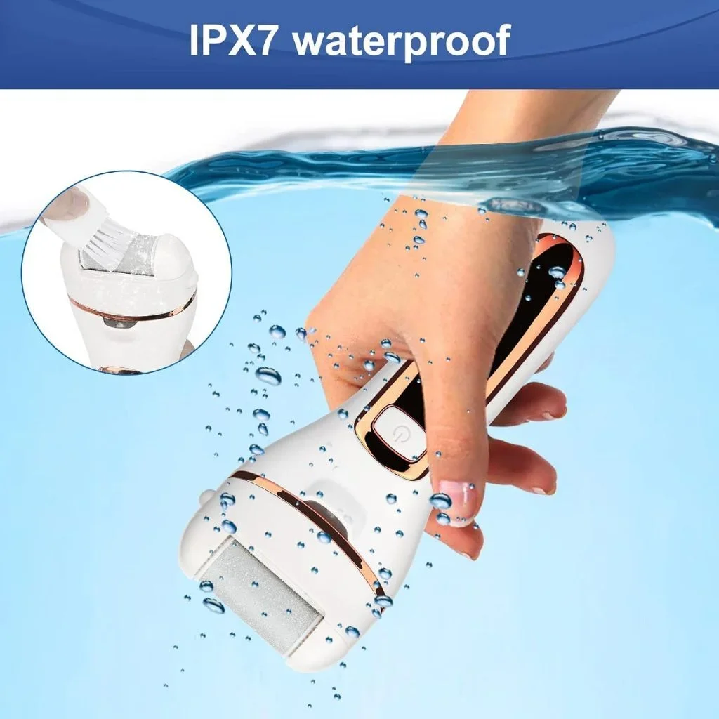 Portable Electric Foot Heel Care Tool Tool Feet Heels Skin Remover Cuticle File Set USB Pedicure For Men Women_voghion.com