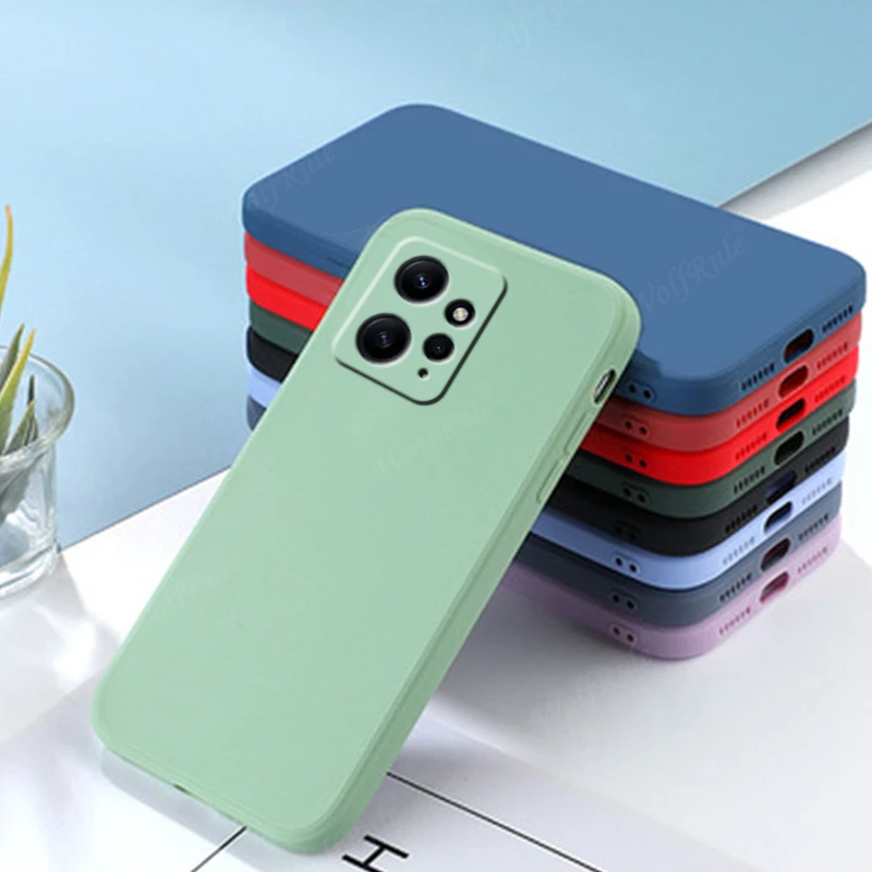 Liquid Silicone Soft TPU Case - Enhanced Protection Cover