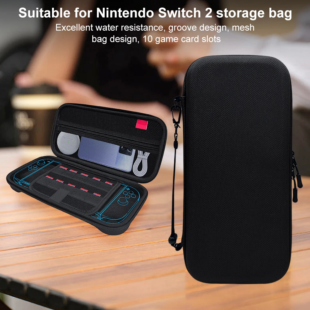 For Nintendo Switch 2 Accessories Portable Handheld Bag Shockproof Carrying Case Protective Hard Shell Pouch Gaming Accessories