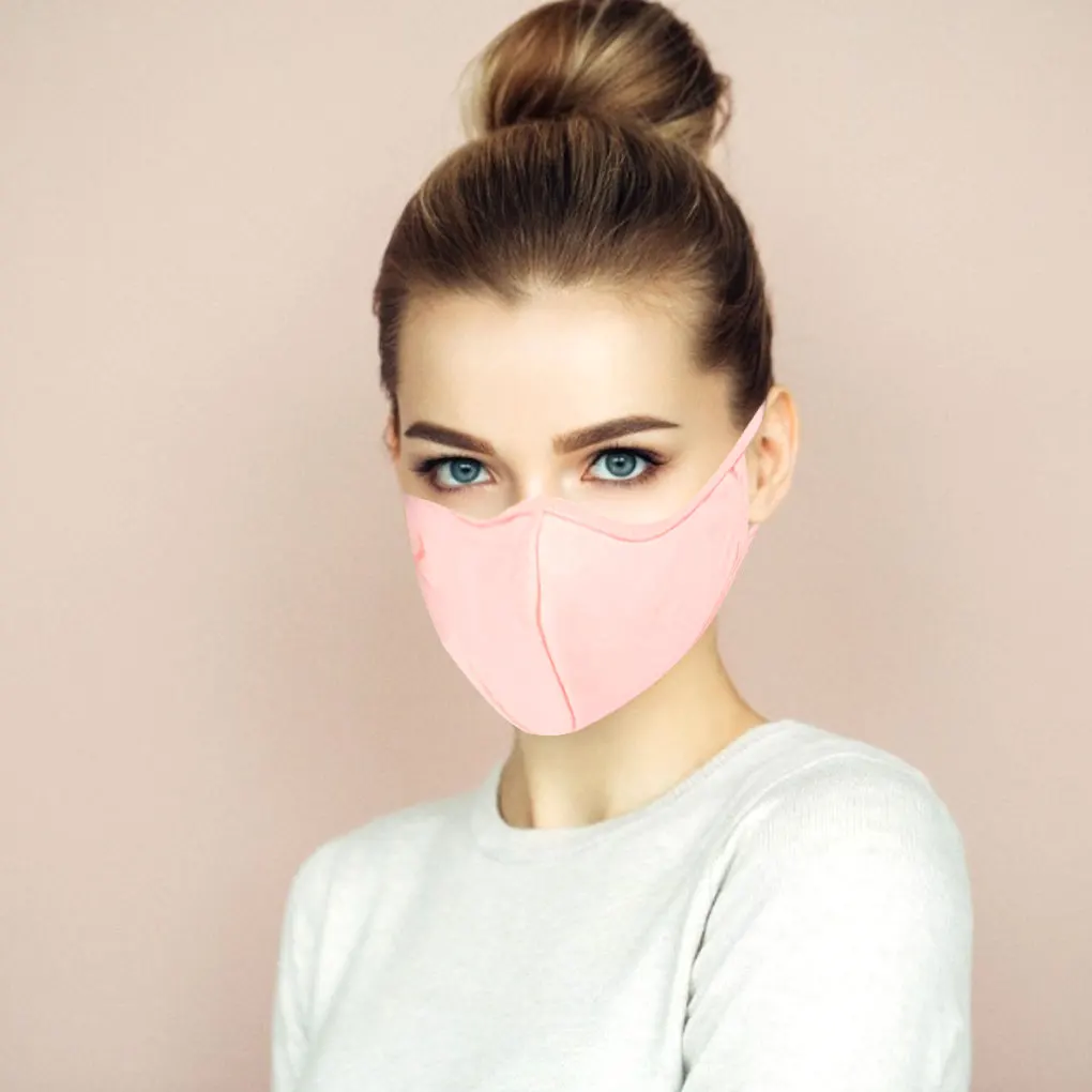 1pcs Eco-friendly Face Masks Safe Protection Essential Spring Summer Men Women Dustproof Cotton Thin Personality 3D Mask