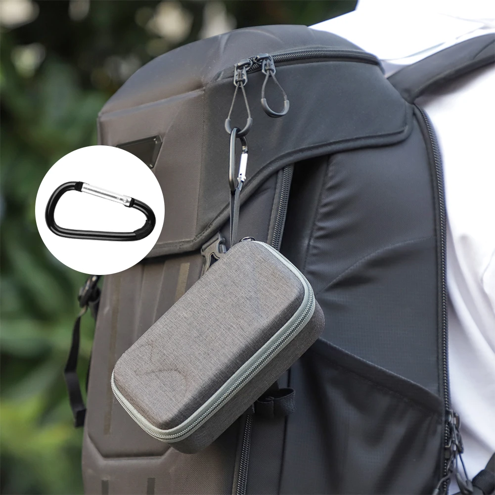 Portable Fabric Storage Bag With Carabiner Carrying Case Protective Case Travel Case For Insta360 Ace Pro 2/Pro/Action Camera