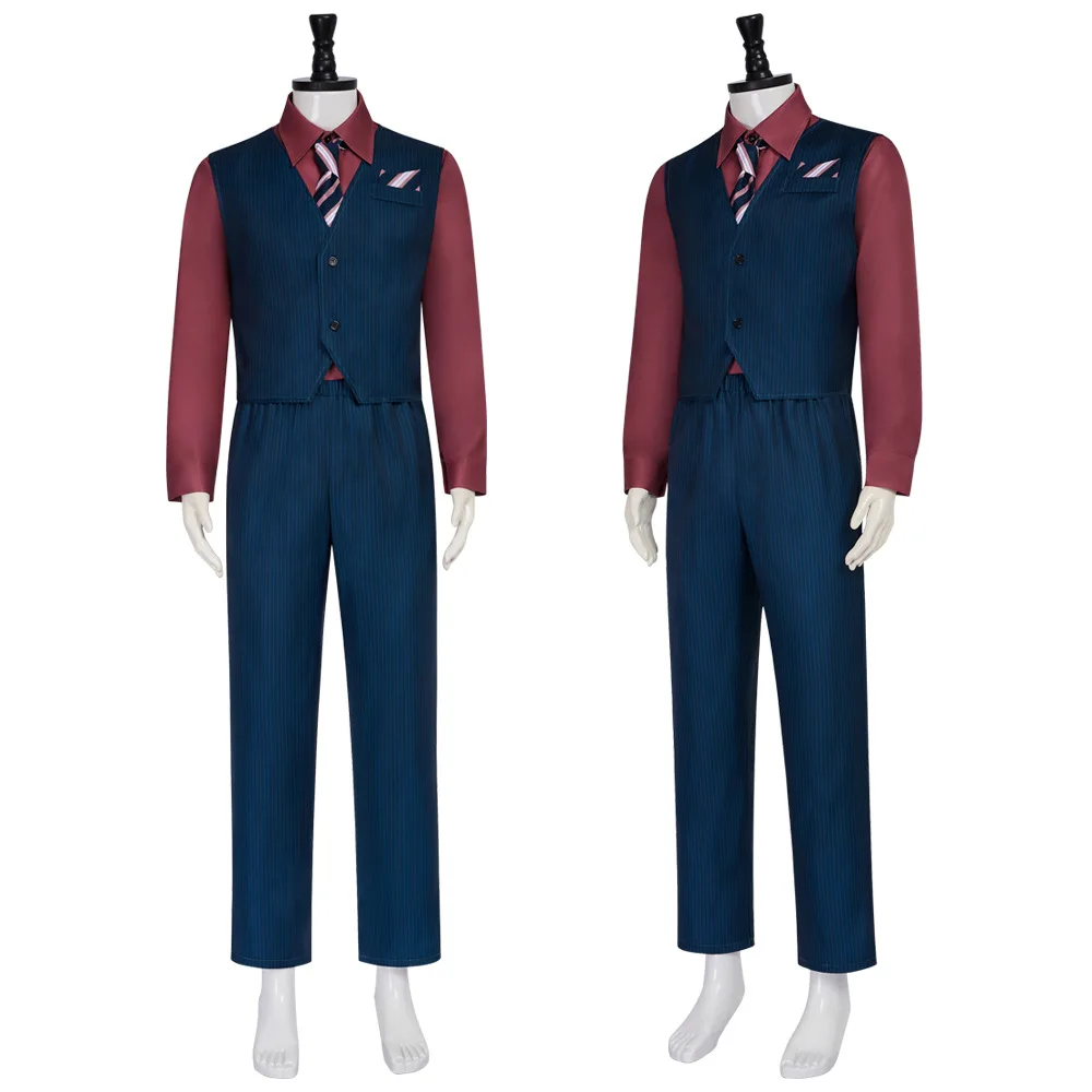 Finley | Rose Red Suit Costume Cosplay 29 Generic Rose-Themed Suit Costume for Men (Unofficial)