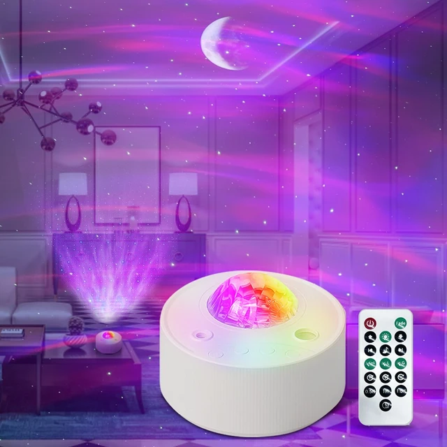 Projecteur LED Starry Sky Galaxy avec haut-parleur Bluetooth, lampe de  projection Aurora Star, veilleuse, décor de chambre d'enfant - AliExpress