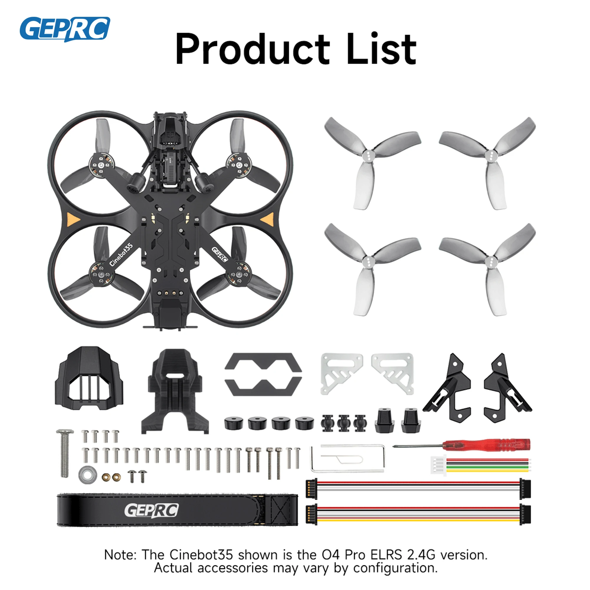 GEPRC Cinebot35 FPV 쿼드콥터 O4 에어 유닛 PRO /WTFPV SPEEDX2 2105.5 2450KV TAKER H743 RC 프리스타일 드론