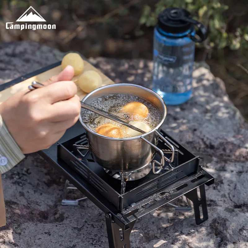 Outdoor Stainless Steel Camping Shera Bowl Campingmoon S369 Cooking Pot Fine Shera Bowl 500ml kitchen utensils camping cookware camping cookware set