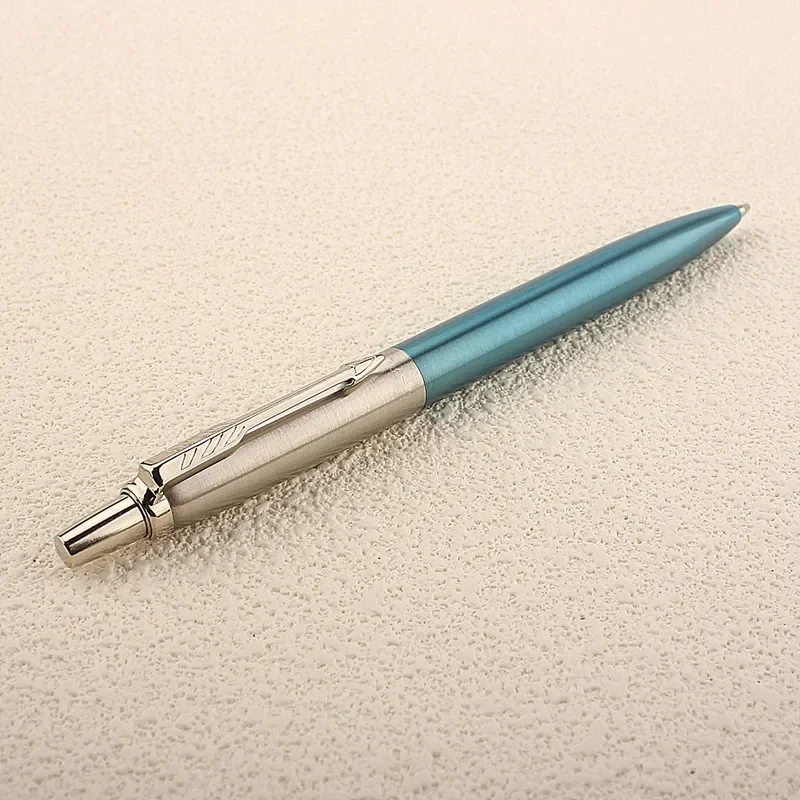 Ballpoint pen Metal Ballpoint Pens Automatic Ball Pen G2 Refill Blue Ink for School Office Stationery Supplies Writing 0.7mm 1Pcs