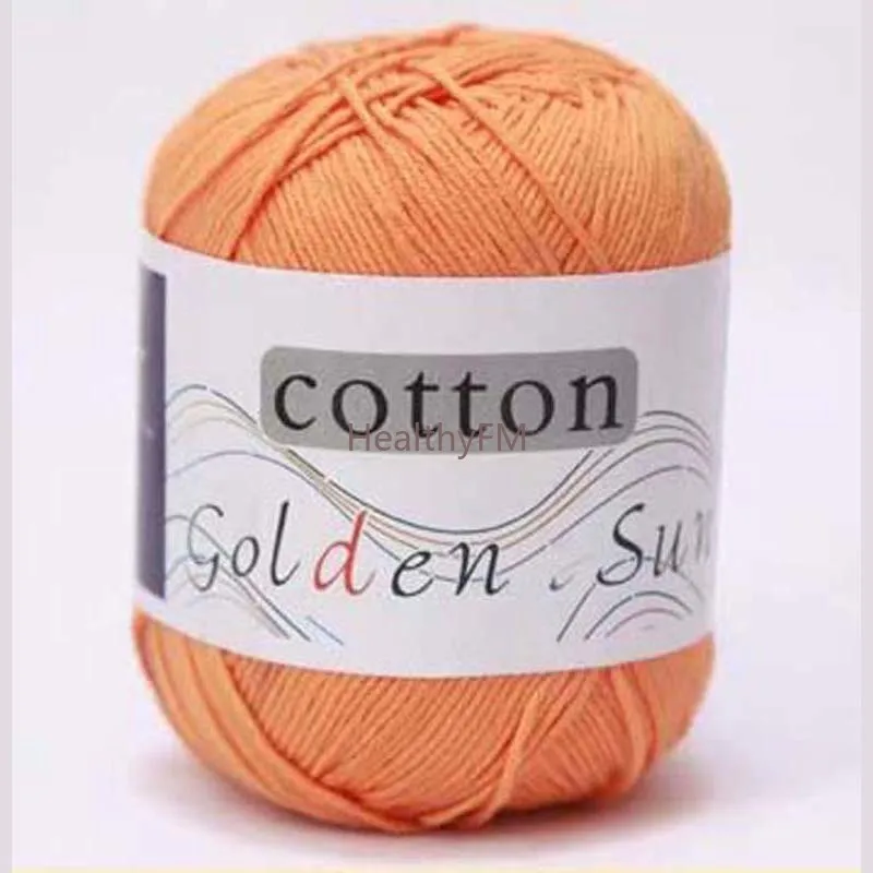50g/Ball Knit 100% Cotton Mercerized Embroidery Crochet Knitting DIY Yarn Crocheting Bag Crafts Christmas WY75 3