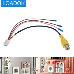 Car 6 Pin DVD Radio RCA Camera Video Input Cable Adapter Wire Connector for Flyaudio G6S G7 G8 G9 6600 7600 Android Navigation
