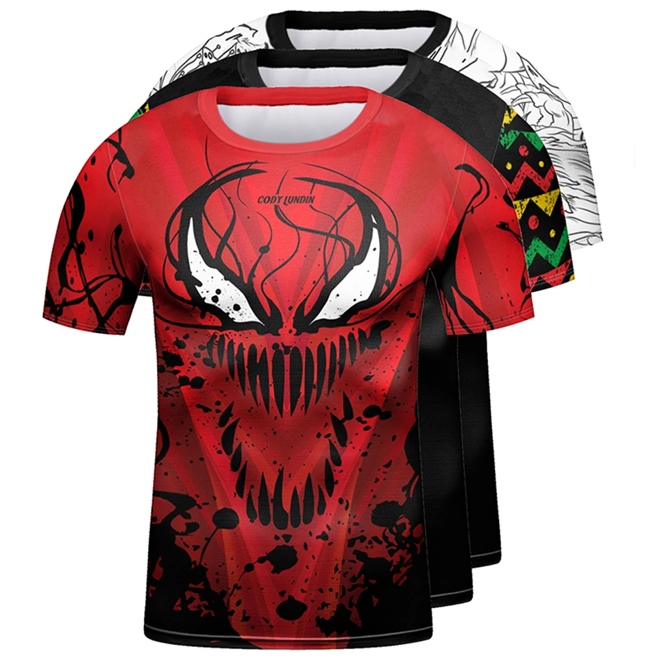 Sports Apparel Kid Jiu Jitsu T-shirt MMA Boxing Rashguard For Children Bjj Gi Kickboxing Jerseys
