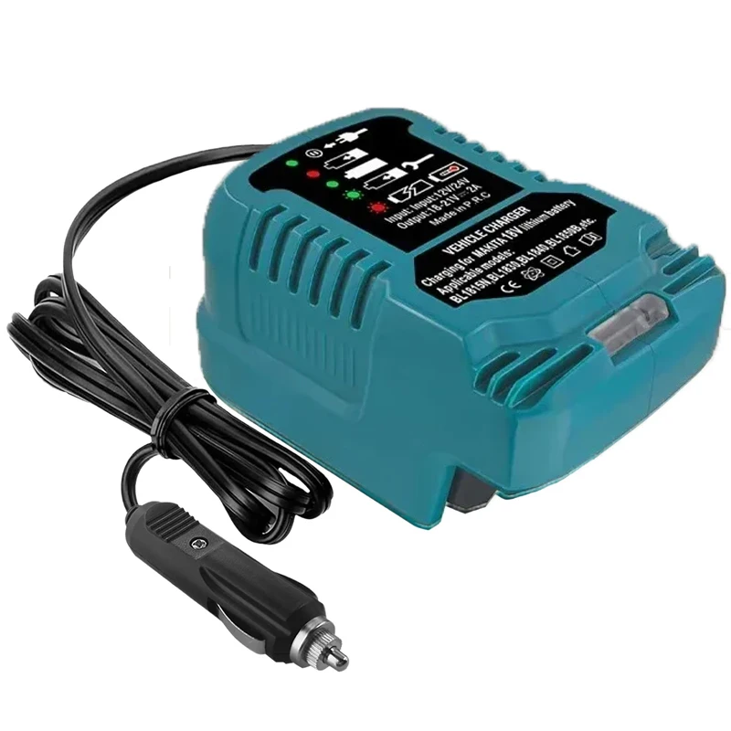 전동 공구 액세서리 DC 12V 24V 담배 라이터 플러그 리튬 이온 배터리 차량..