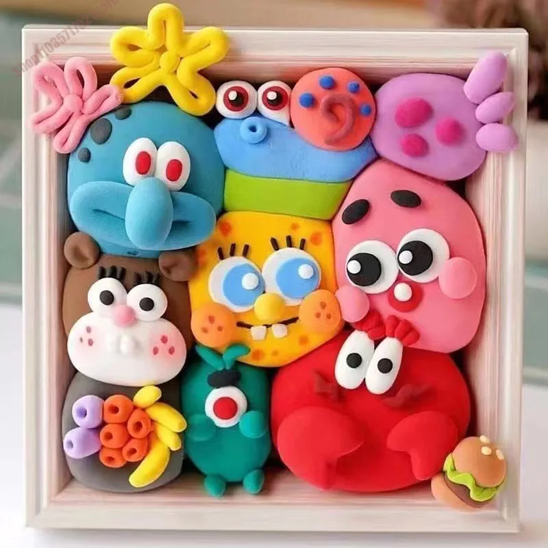 

Non toxic and non-toxic set of rubber clay handcrafted kindergarten colored clay, morning light ultra light clay, safe 36 color