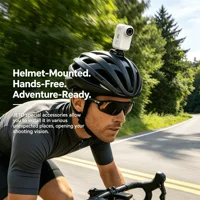 Mini HD POV Thumb Body Camera 1080P Portable Wearable Pocket Action Cam for Motorcycle Helmet Bike Outdoor Sports Vlog Recording 6