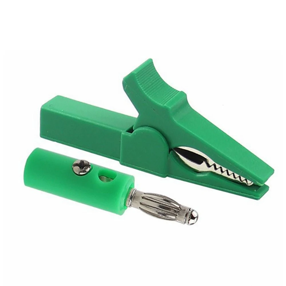 Description Picture 2 of itemCrocodile Clip+Terminal Post All Copper Coated Alligator Clip For Battery Test Instrument Current Power Clamp Cable Probes