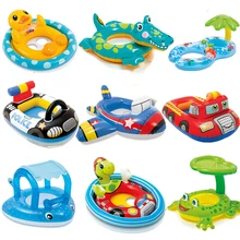 Pool Inflatable Toys Summer Water Game Inflatable Float Boat For Kids Pool Accessories Pool Game Baby Toys 1 2 3 Years