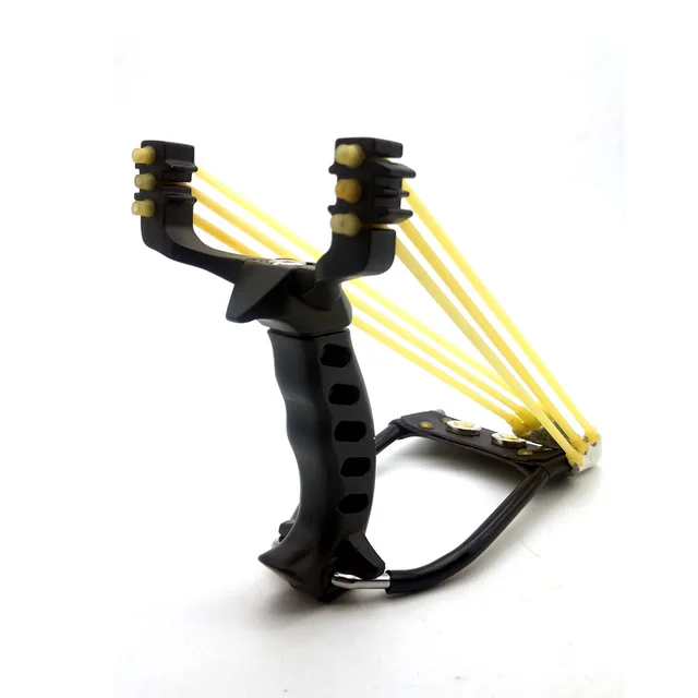 Powerful Slingshot With Wrist Rest Outdoor Hunting All-Metal Material slingshot Large Fishing playset For Kids Games ar 15 Toys 6