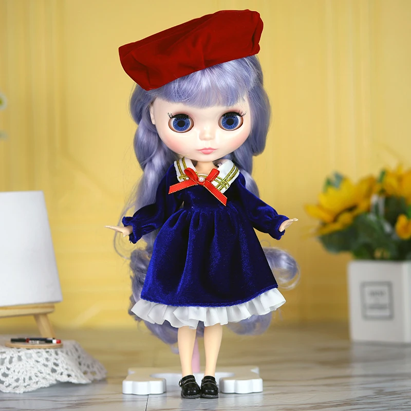 ICY DBS Blyth doll 1/6 Anime Doll joint body white Skin glossy face Special Combo with clothes, shoes and hands 30cm BJD TOY 6