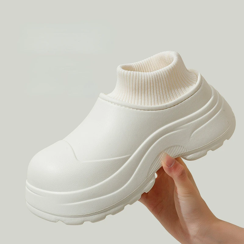 

Cotton Shoes Women Winter 2024 New Home Indoor Bag Heel Thick Bottom Plush Plush Thermal Waterproof Slippers Comfortable Korean