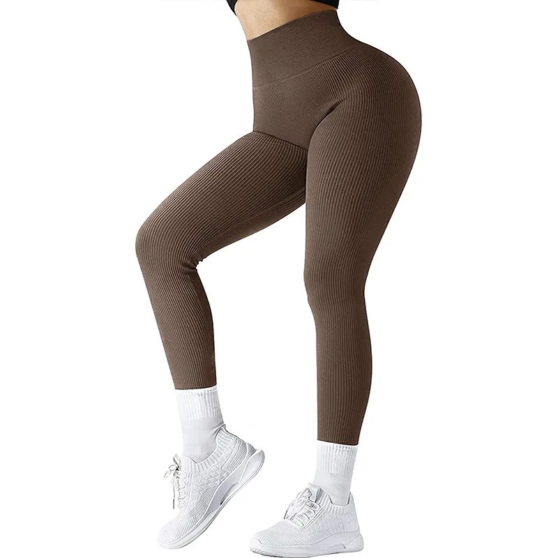 Peach Seamless Yoga Pants Buttocks Breathable Yoga Clothing Tight High Waist Sports Bottoming Fitness Pants Women