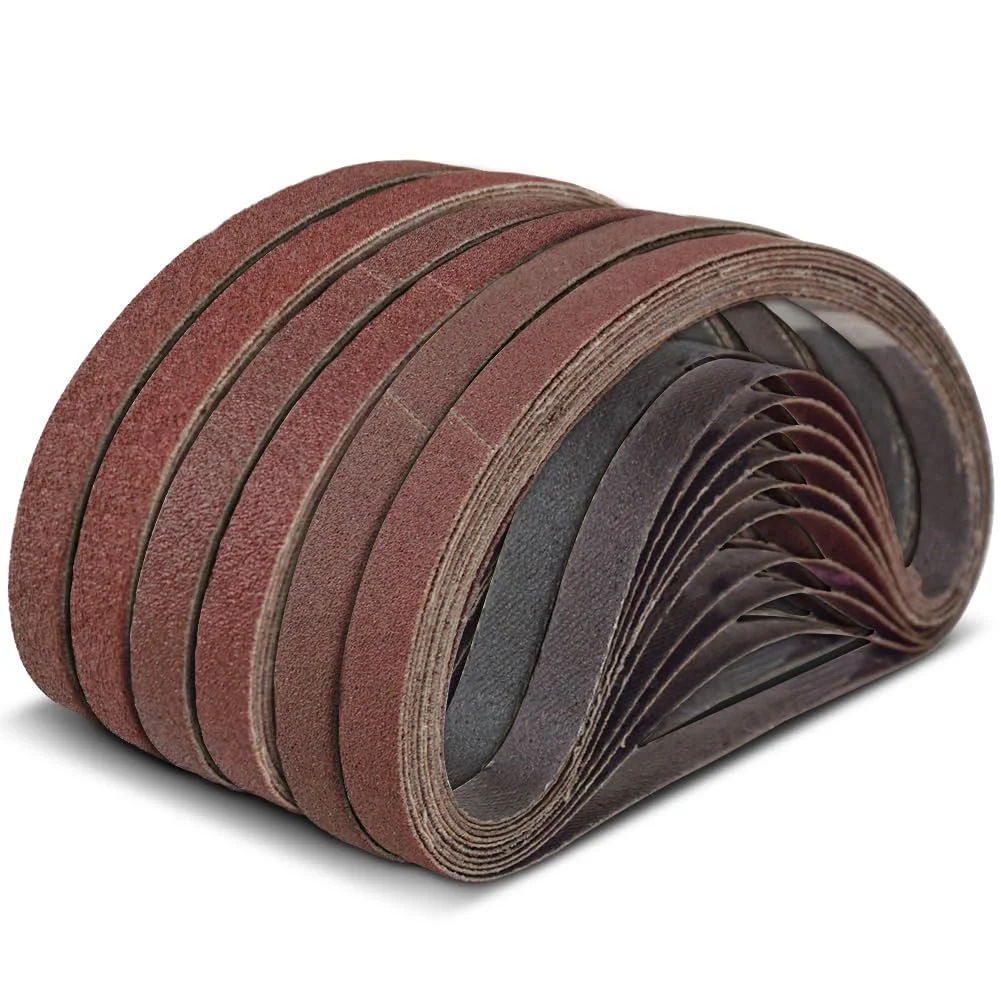 25PCS Sanding Belts 40-1000 Grits Sandpaper Abrasive Bands For Belt - View #2
