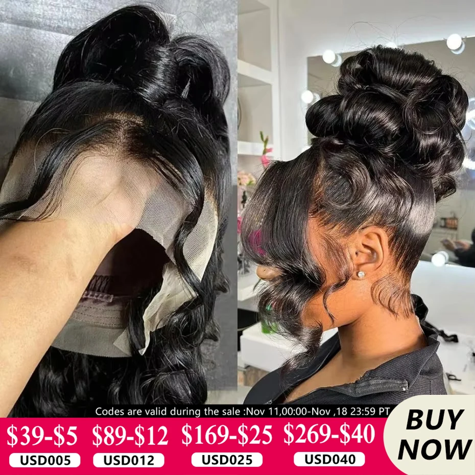 360 Full Lace Frontal Human Hair Wigs Lace Front Wig Human Hair Wigs 360 Lace Wig For Women Brazilian Body Wave 13x4 13x6 Transparent Lace Front Human Hair Wig Pre Plucked