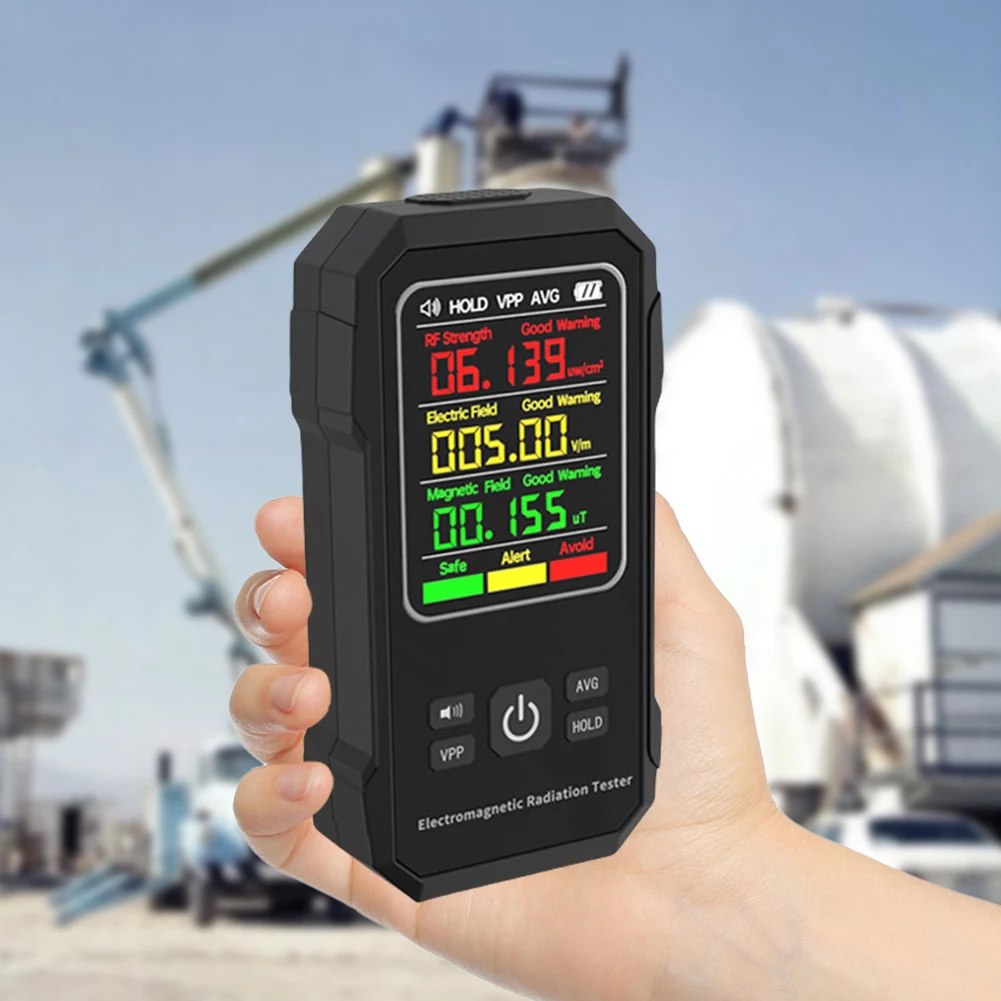 전자기 방사선 감지기 다기능 EMF 감지 장치 실내외용 자기장 강도 측정기