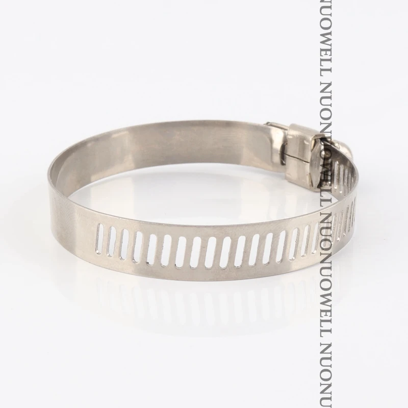 Description Picture 6 of item2pcs/lot Stainless Steel 304 Worm Drive Hose Clamps Fuel Pipe Tube Clips Irrigation Pipe Hoop Fixed Water Pipe Hose Fastener