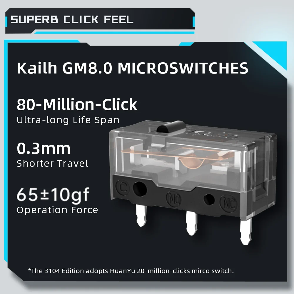 ماكنيكي ماوس ألعاب لاسلكي M7 Pro مستشعر PAW3395