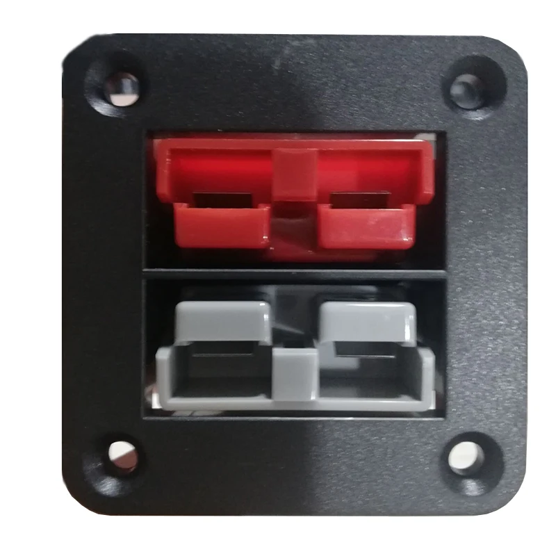 Dual Flush Mount 50 Amp Anderson Plug Mounting Bracket Panel Caravan Camper 4WD - Foto 4