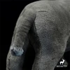 Giant Rhino High Fidelity Anime Paraceratherium Plushie Indricotheres Plush Toys Lifelike Animals Simulation Stuffed Doll Toy 6