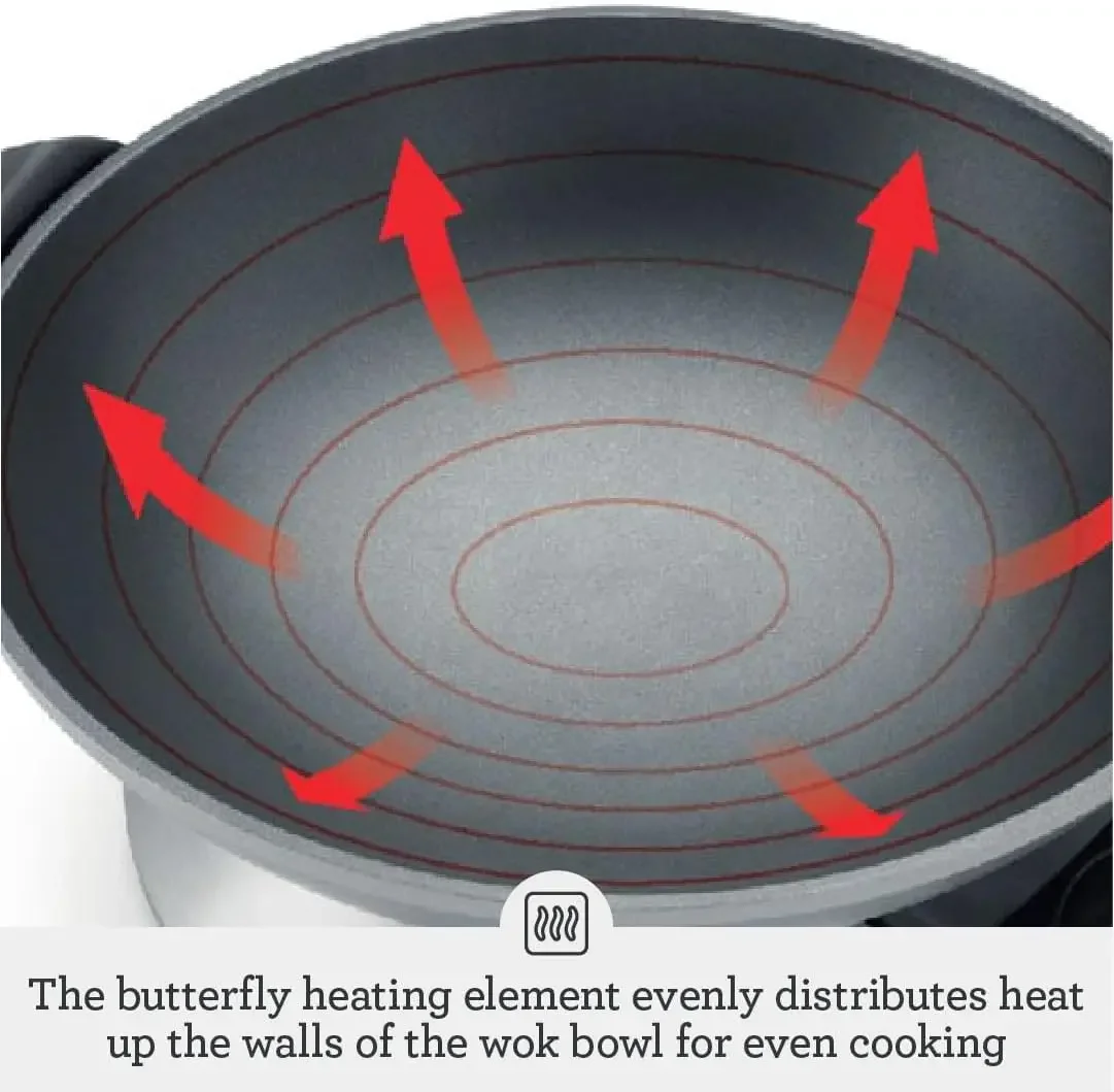 the Hot Electric Wok, One Size, Grey 3