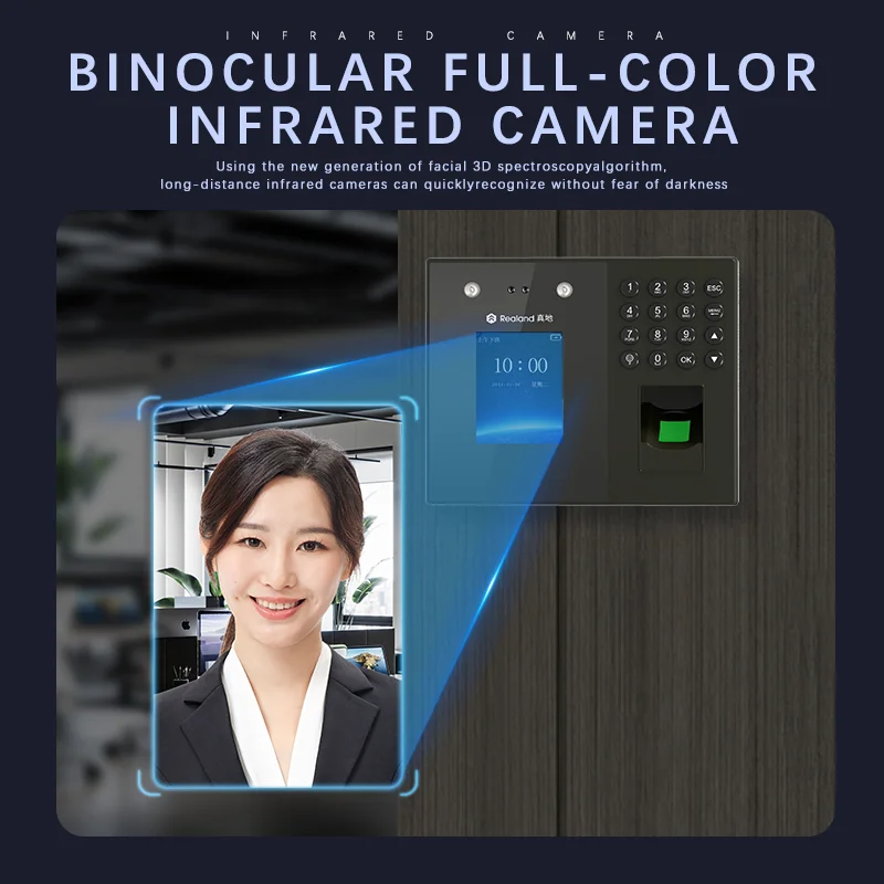Time attendance system machine biometric face Recognition fingerprint palmprint software free USB disk drive Time Recorder