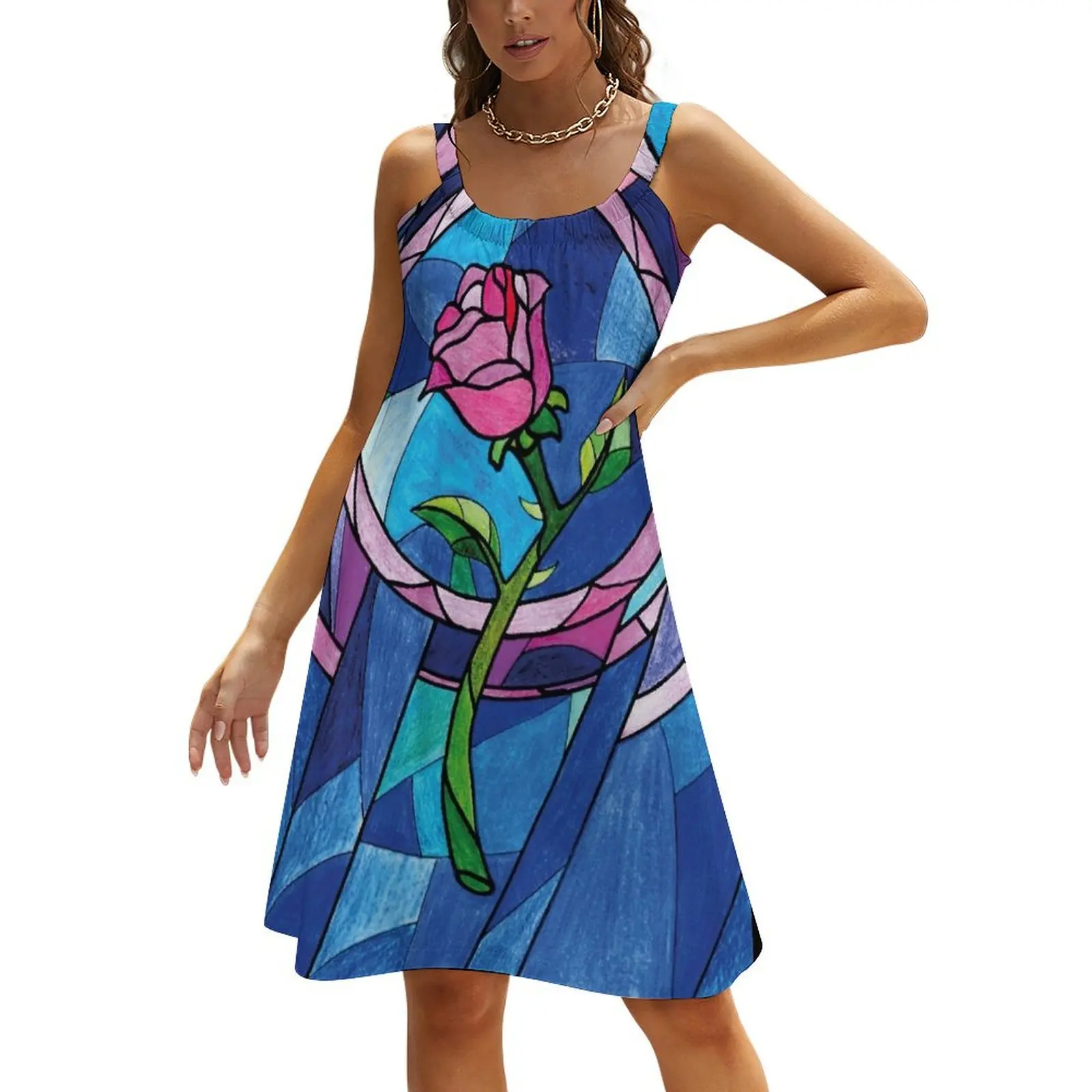 

The rose Beach Sling Skirt chic and elegant woman dress Womens dresses Beachwear clothes for woman