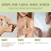 Coconut Scrub Exfoliating Collagen Body Scrub Polishing Body Foot Skin Whitening Exfoliate Skin Clean Pores Remove Dead Skin 6