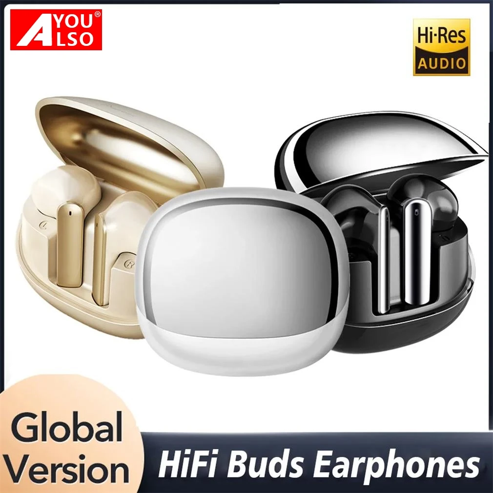 

New Buds 4 Pro TWS Earphone Bluetooth 5.3 Hifi Surround Mini Pods IPX5 Noise Cancelling Sports Gaming Headsets For Xiaomi Phone