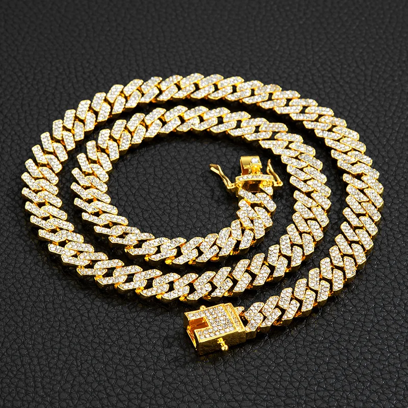 Prong set cuban chain Clearance