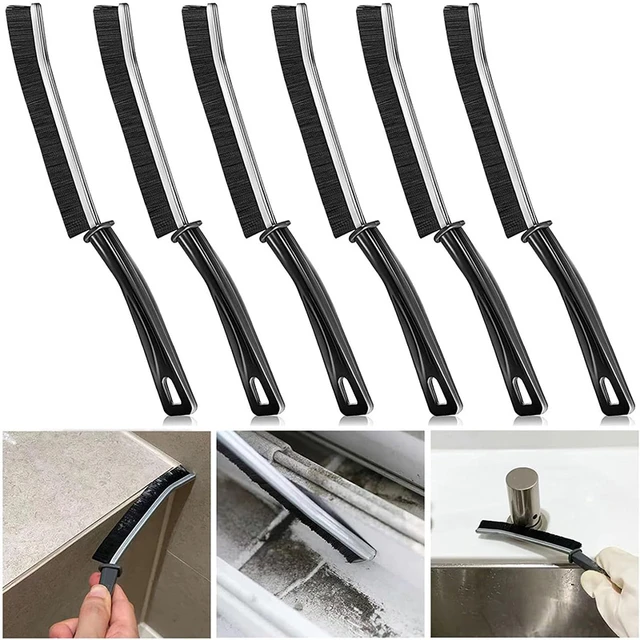 Groove Corner Crevice Cleaning Brushes Cleaning Tool Brush For Door Groove  Small Portable Reusable Outdoor Sweeping Brush Floor - AliExpress