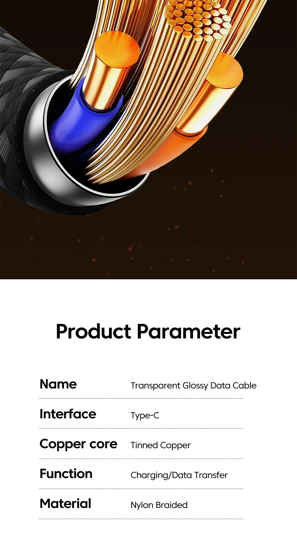 240W 10A USB C Cable Super Fast Charging Charger Data Cord or Samsung S23 Xiaomi