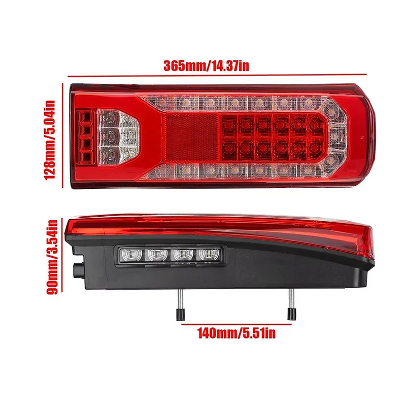 새로운 악트로스 LED 트럭 후미등 자동차 트레일 24V 메르세데스-벤츠 트럭 호환 1개