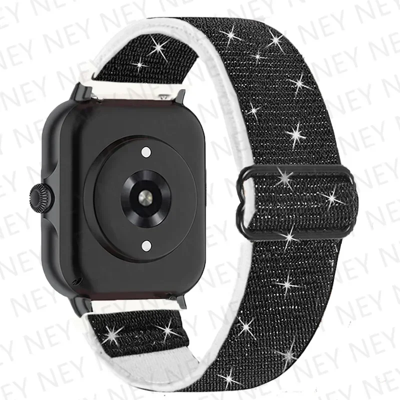 Elastic Shiny Nylon Band, 20mm/22mm, Universal Fit
