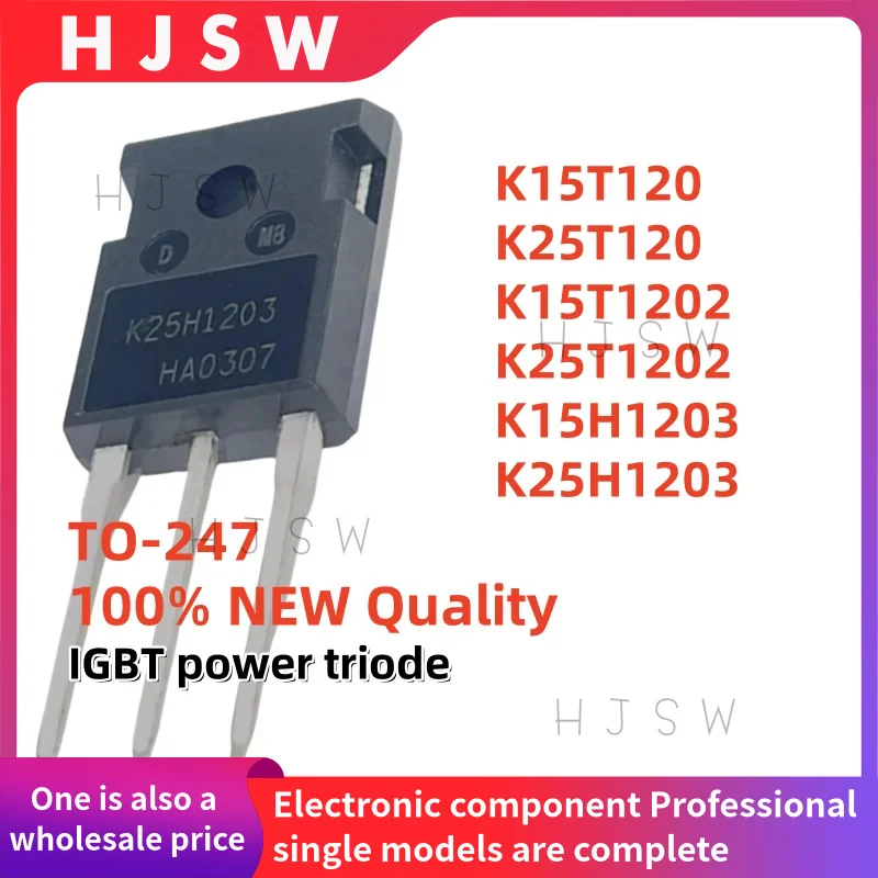 5PCS Premium Quality TO-247 IGBT Power Transistors