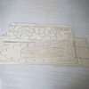 Inland River Tugboat Wooden Kit Small Wooden Boat Handmade Assembly Boat Model Toy 5