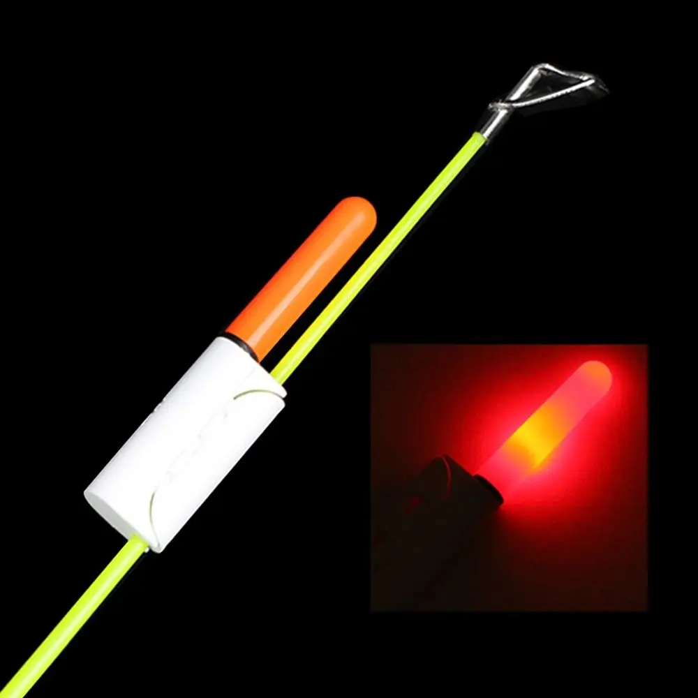 New Night Red/Green/Blasting flash Float Dark Fluorescent Light Bite Alarm  Fishing Rod Tip Lightstick Glow Stick
