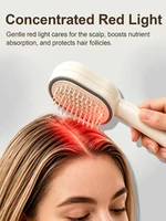 Electric Hair Brush for Anti-Frizz Detangling with Spray, Red Light Therapy & Retractable Teeth Scalp Massage,2026 Upgraded 4