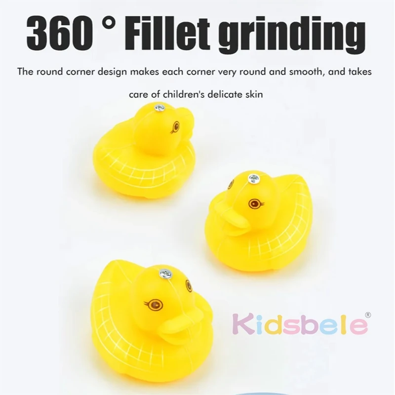 Kids Pool Duck Fishing Toys Games Magnetic Floating Toy Inflatable Pond with Floating Duck 5