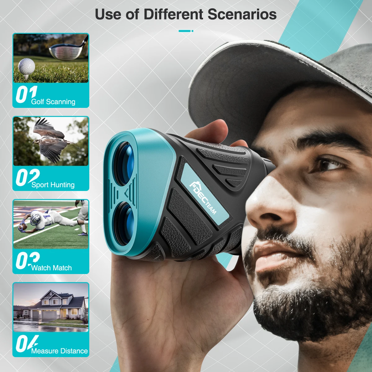 600M Laser Rangefinder Telescope for Golf Hunting Range Finder Distance Meter L
