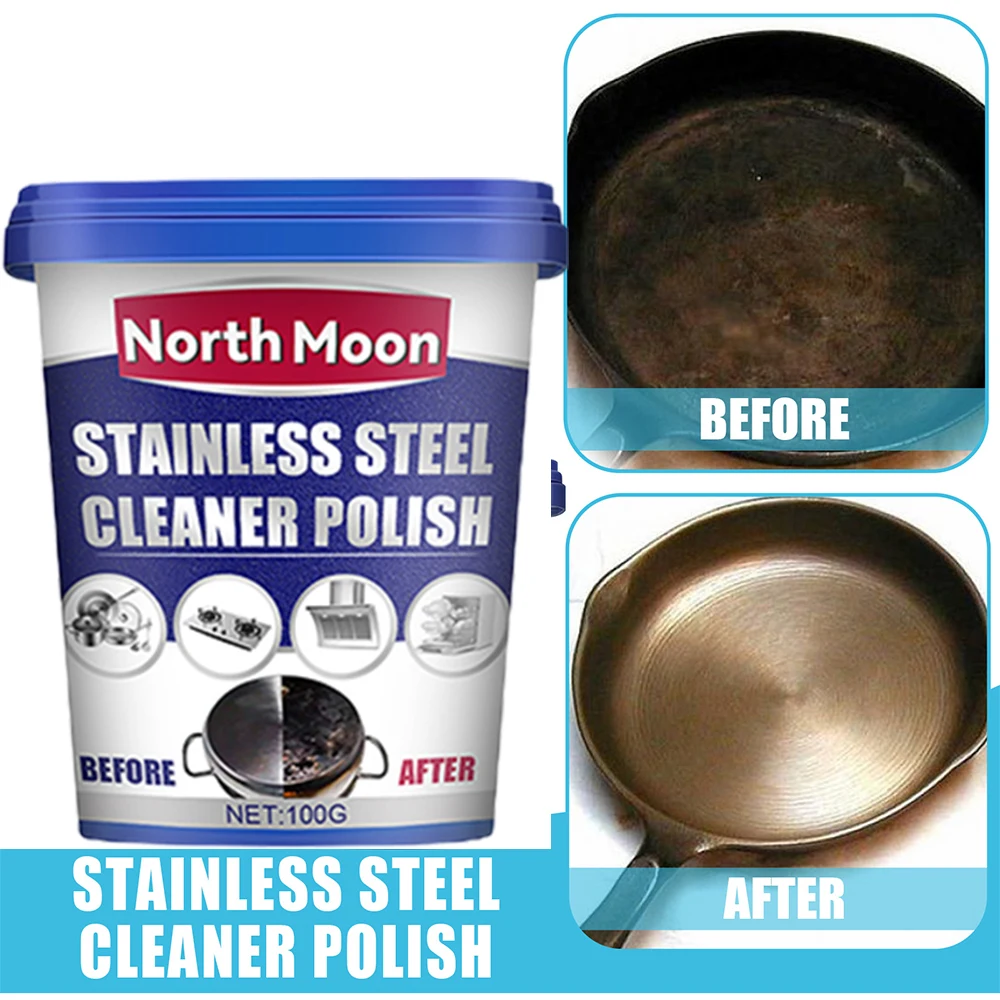 Cleaner Multifunctional Stainless Steel Cleaning Paste Safe Grease