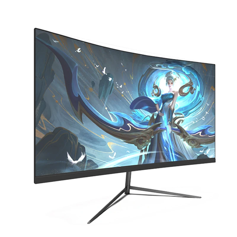 Desktop 27 Pollici 1Ms Risposta 144Hz Qhd 2560*1440 Monitor Per Pc Da Gioco Lcd Curvo